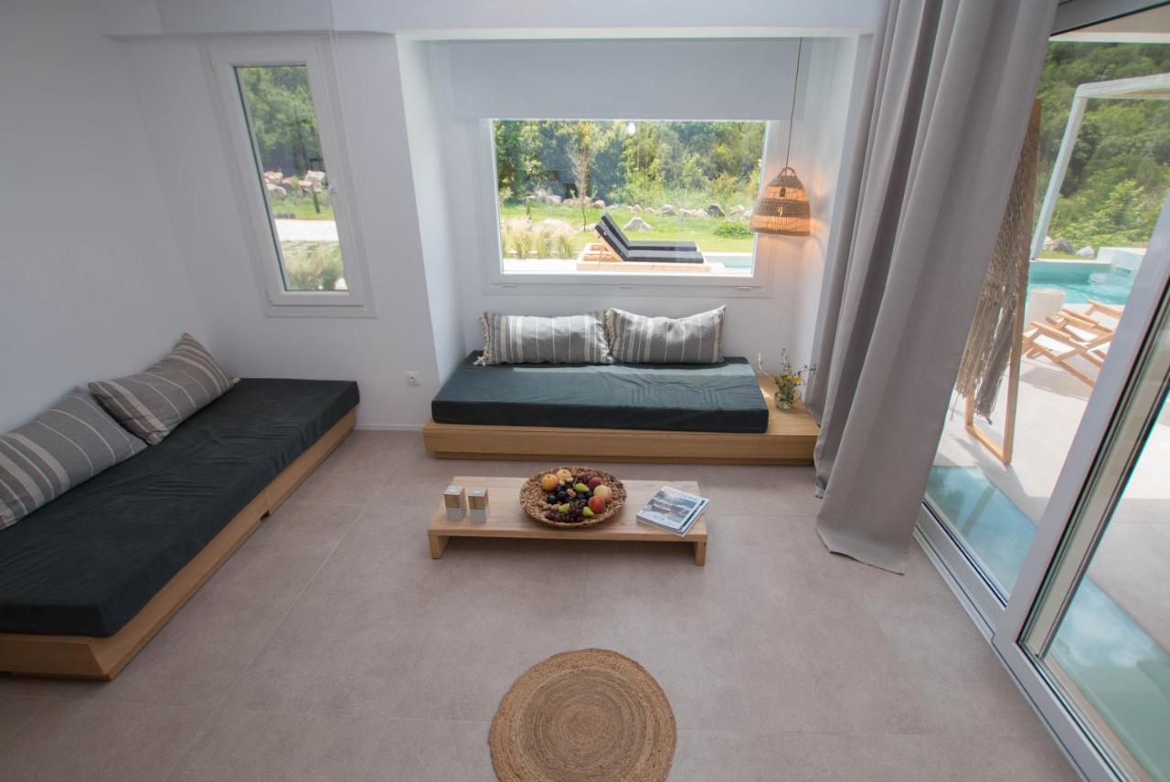 Aristotelia Gi - Premium Luxury Villas With Private Pools โอลิมเปียดา ภายนอก รูปภาพ
