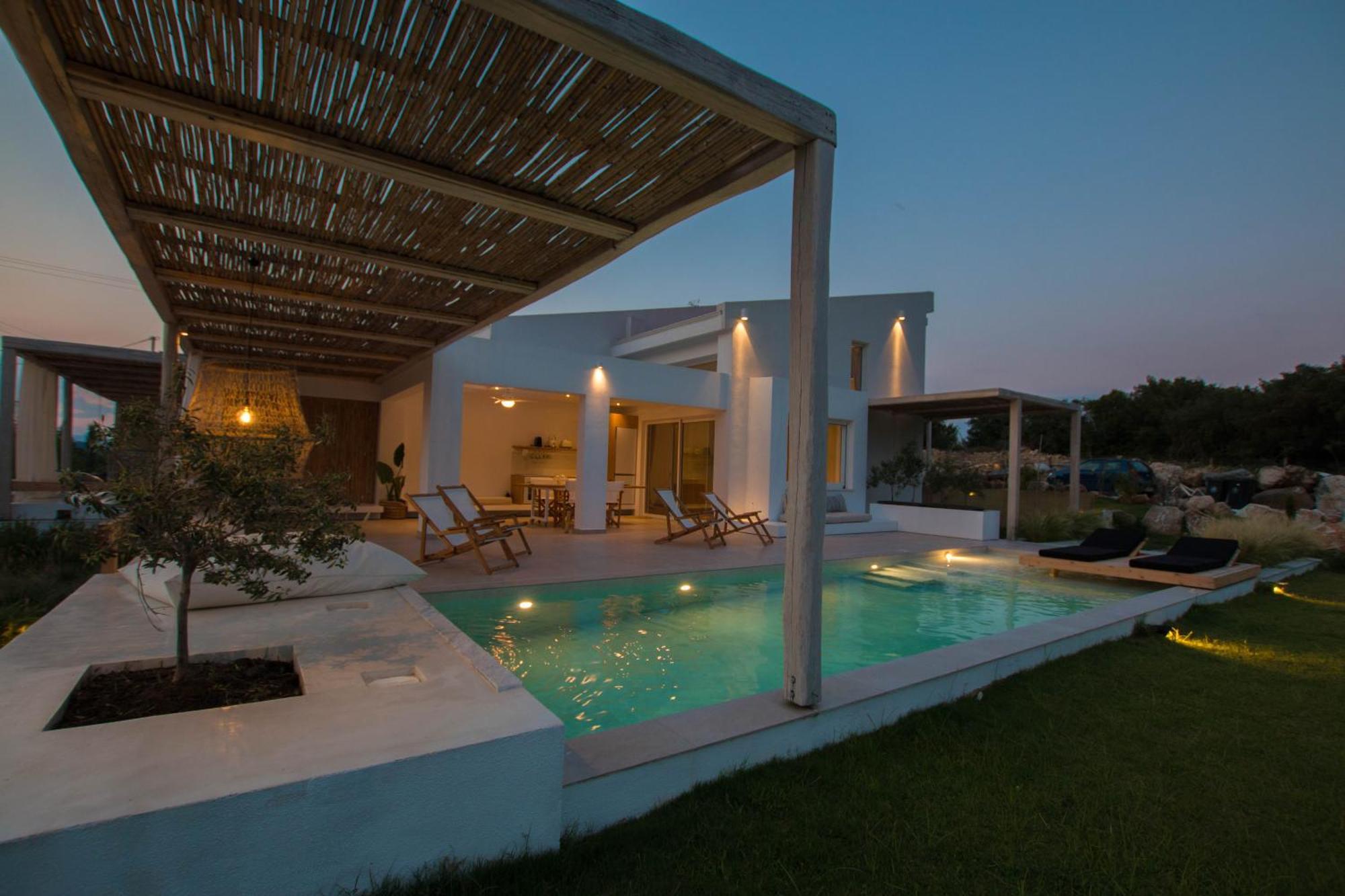 Aristotelia Gi - Premium Luxury Villas With Private Pools โอลิมเปียดา ภายนอก รูปภาพ
