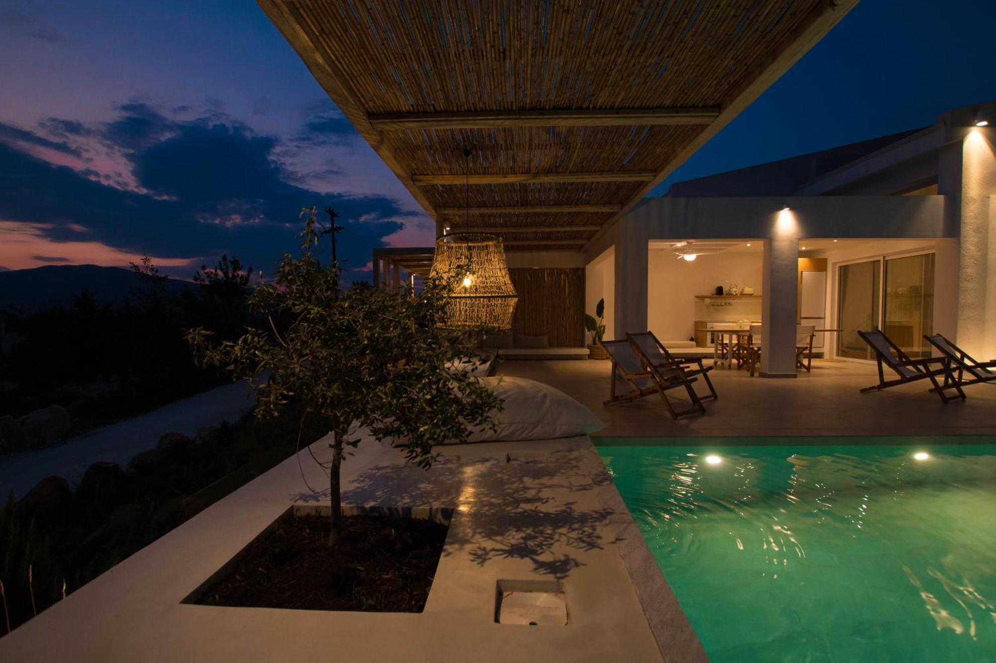Aristotelia Gi - Premium Luxury Villas With Private Pools โอลิมเปียดา ภายนอก รูปภาพ